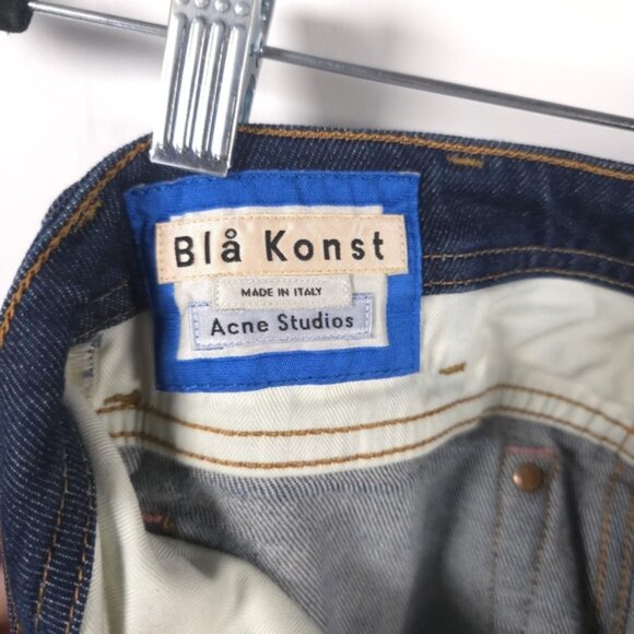 Acne Studios ITALY🇮🇹MADE Bla Konst SOUTH INDIGO, 30L173-164 Jeans Size 26 - Picture 6 of 13